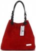 Bőr táska shopper bag Vittoria Gotti piros V90047CH